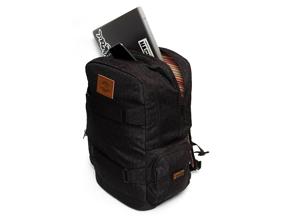 Mochila Gangsta Skatepack Unisex Negro