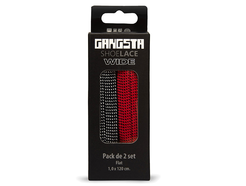 Cordones Gangsta Sl Unisex Negro