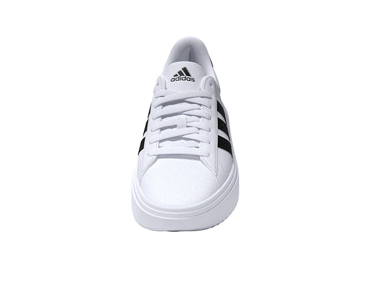 Zapatilla Adidas Grand Court Plataforma Mujer Blanco Real Kicks