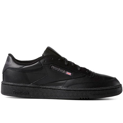 Zapatilla Reebok Club C 85 Cuero Hombre Mono Negro