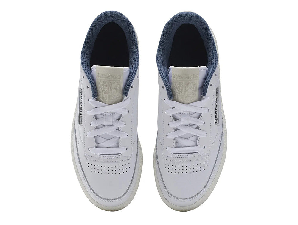 Zapatilla Reebok Club C 85 Cuero Mujer Blanco Real Kicks