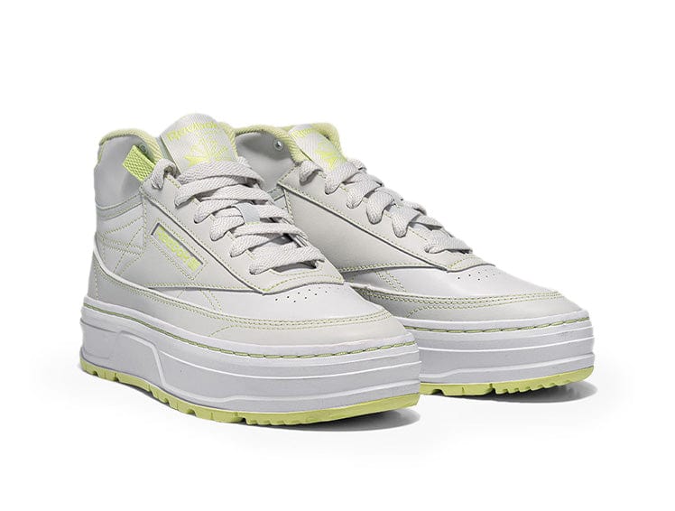 Zapatilla Reebok Club C Geo Mid Cuero Mujer Gris