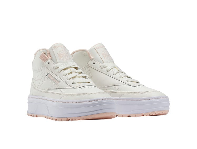 Zapatilla Reebok Club C Geo Mid Cuero Mujer Beige