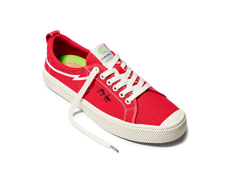 Zapatilla Cariuma Oca Low Hombre Rojo