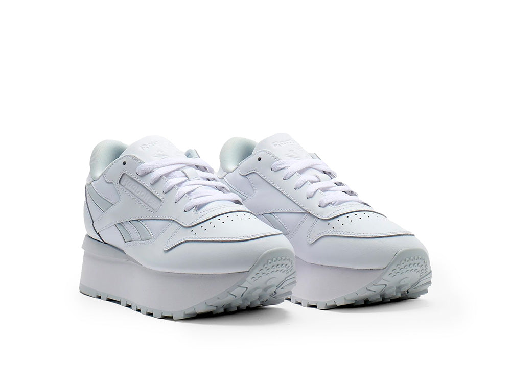 Zapatilla Reebok Cl Lth Triple Lift Mujer Blanco