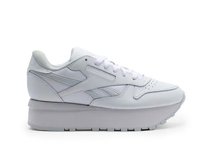 Zapatilla Reebok Cl Lth Triple Lift Mujer Blanco