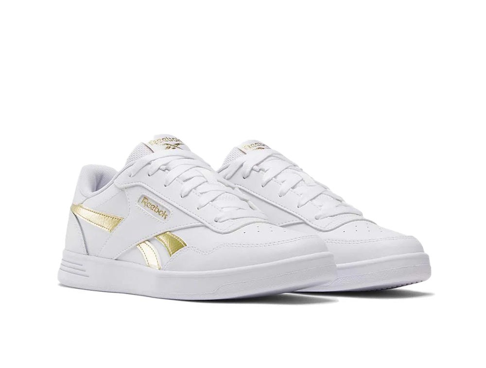 Zapatilla Reebok Court Advance Mujer Blanco - Dorado