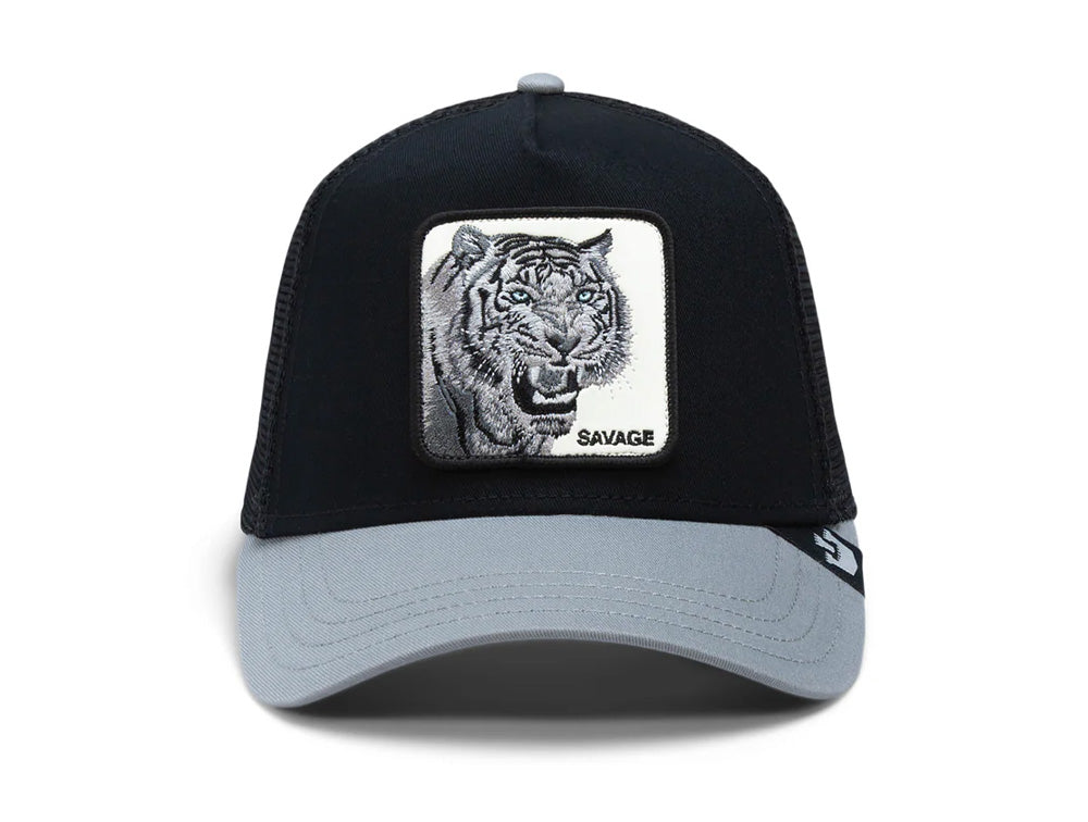 Jockey Trucker Goorin Bros The Savage Tiger Unisex Negro