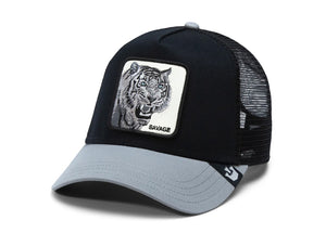 Jockey Trucker Goorin Bros The Savage Tiger Unisex Negro