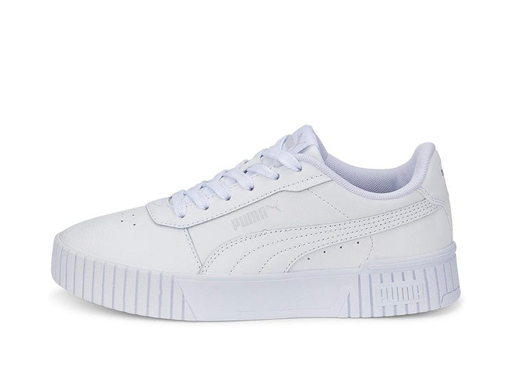 Zapatillas Puma Carina 2.0 Cuero Mujer Mono Blanco