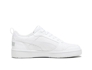 Zapatillas Puma Rebound V6 Low Hombre Mono Blanco