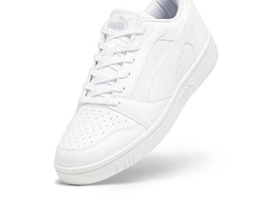 Zapatillas Puma Rebound V6 Low Hombre Mono Blanco