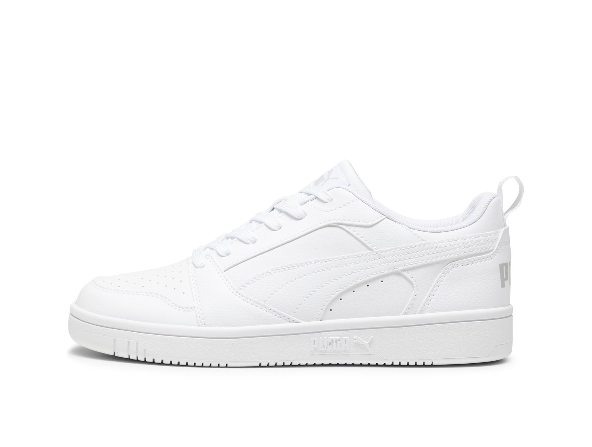 Zapatillas Puma Rebound V6 Low Hombre Mono Blanco