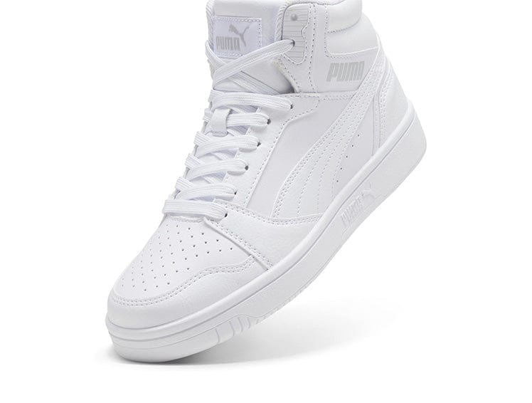 Zapatillas Puma Puma Rebound V6 Mid Cuero Cadete Blanco