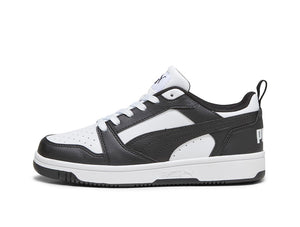 Zapatilla Puma Rebound V6 Cadete Negro - Blanco