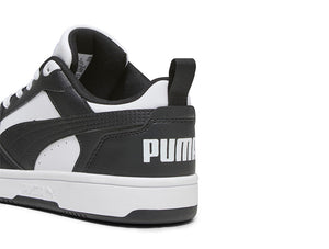 Zapatilla Puma Rebound V6 Cadete Negro - Blanco