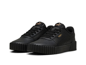 Zapatillas Puma Carina 3.0 Cadete Mono Negro