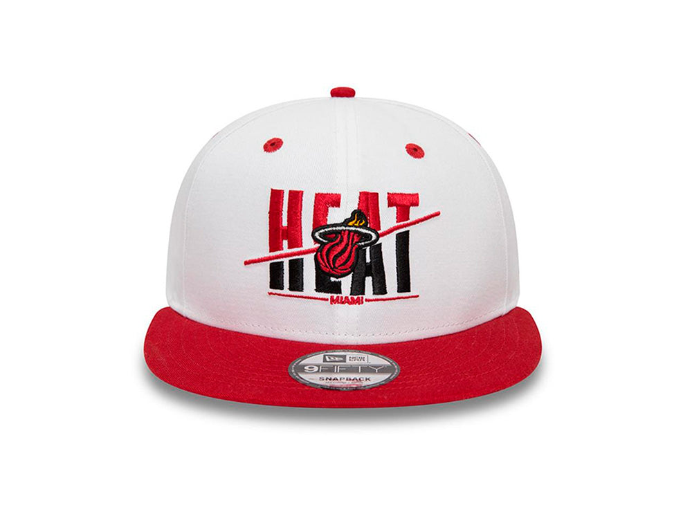 Jockey New Era Miami Heat Unisex Blanco