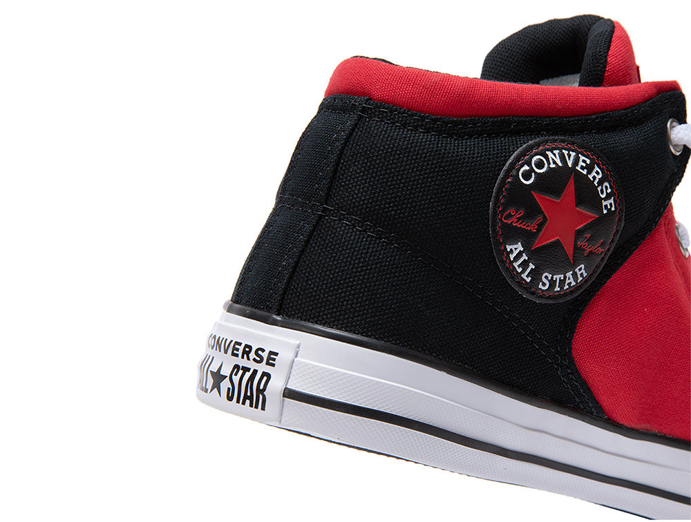 Converse negras y rojas sale