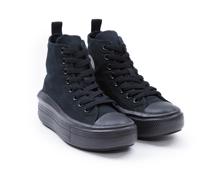 Zapatilla converse chuck taylor online plataforma cuero mujer negro