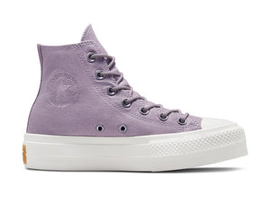 Zapatilla Converse Chuck T Plataforma Mujer Lila