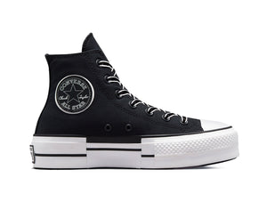 Zapatilla Converse Chuck Taylor Lift Plataforma Mujer Negro