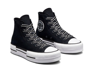 Zapatilla Converse Chuck Taylor Lift Plataforma Mujer Negro