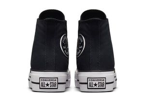 Zapatilla Converse Chuck Taylor Lift Plataforma Mujer Negro