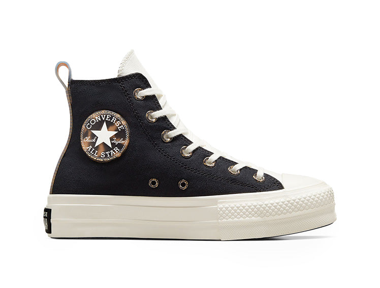 Zapatilla Chuck Taylor All Star Lift Plataforma Mujer Real Kicks