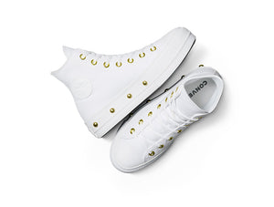 Zapatilla Converse Chuck Taylor Lift Studded Mujer Blanco