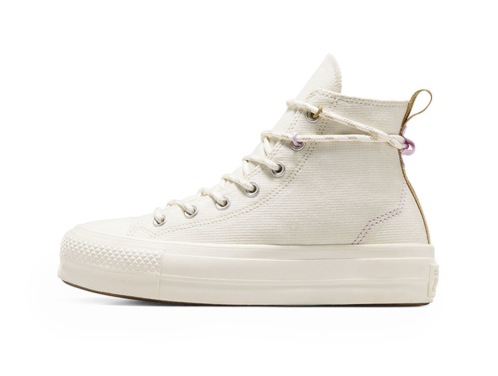 Zapatilla Converse Chuck Taylor Lift Mujer Beige