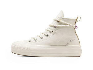 Zapatilla Converse Chuck Taylor Lift Mujer Beige