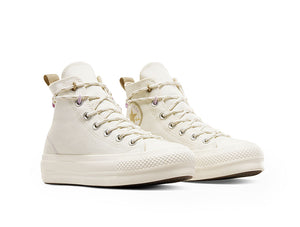 Zapatilla Converse Chuck Taylor Lift Mujer Beige