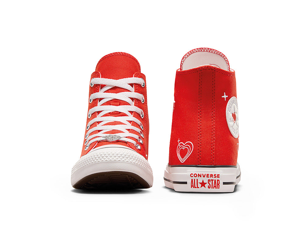 Zapatilla Converse Chuck Taylor Hi Mujer Rojo