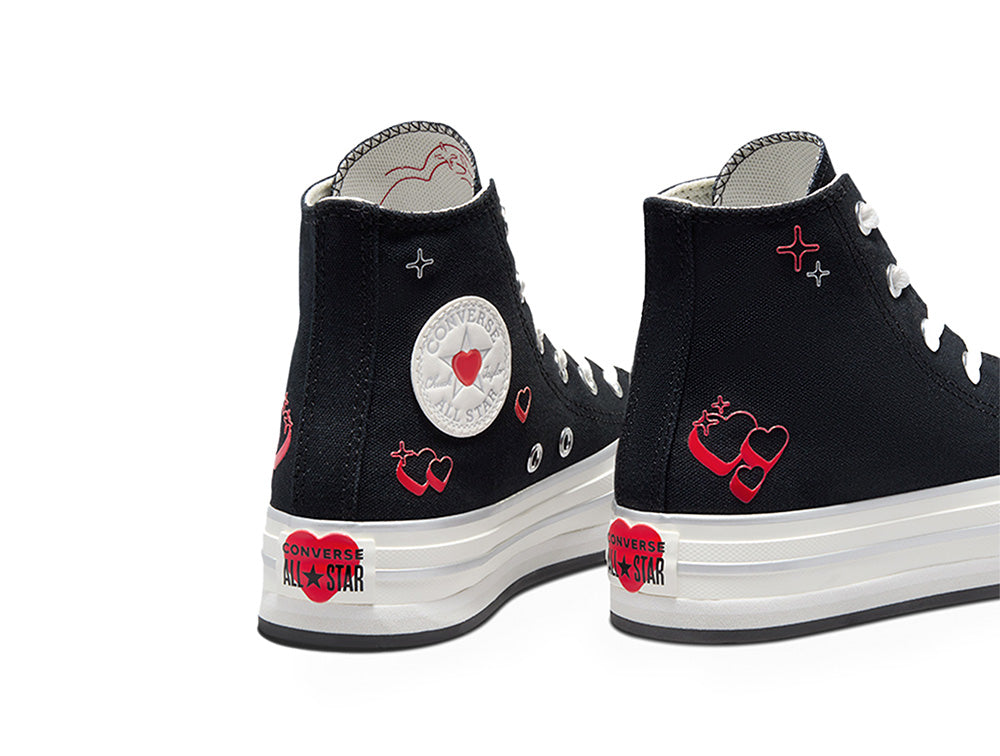 Zapatilla Converse Chuck Taylor Plataforma Mujer Negro