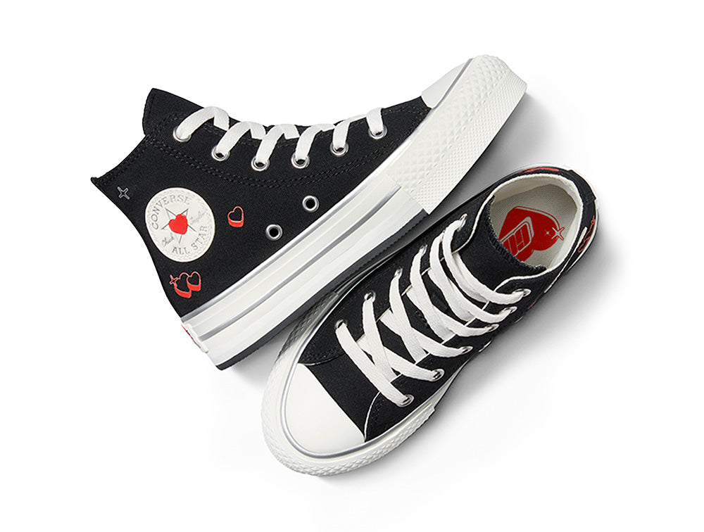 Zapatilla Converse Chuck Taylor Plataforma Junior Negro