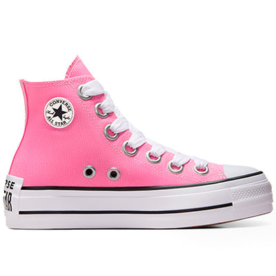 Zapatilla Converse Chuck Taylor Lift Sketch Mujer Rosado