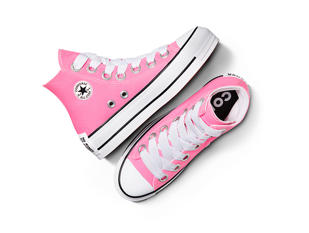 Zapatilla Converse Chuck Taylor Lift Sketch Mujer Rosado Real Kicks