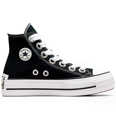 Zapatilla Converse Chuck Taylor Lift Sketch Mujer Negro