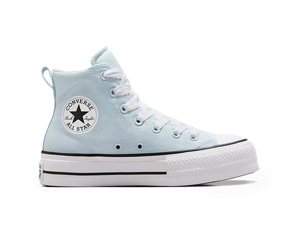 Zapatilla Converse Chuck Taylor Lift 90 s Sport Mujer Celeste Real Kicks