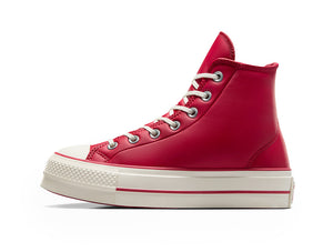 Zapatilla Converse Chuck Taylor Plataforma Puff Mujer Rojo