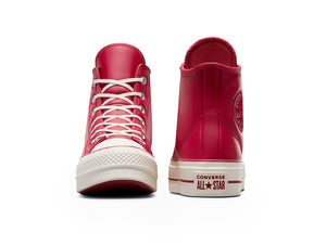 Zapatilla Converse Chuck Taylor Plataforma Puff Mujer Rojo