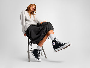 Zapatilla Converse Chuck Taylor Wedge Mujer Negro