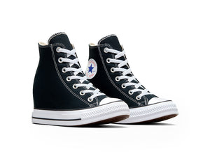 Zapatilla Converse Chuck Taylor Wedge Mujer Negro