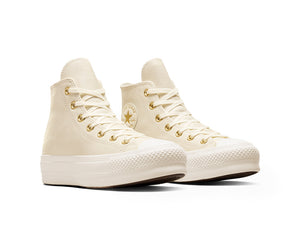 Zapatilla Converse Lift Mono Leather Mujer Blanco