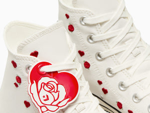 Zapatillas Converse Chuck Taylor (Roses Valentine's Day) Mujer Blanco