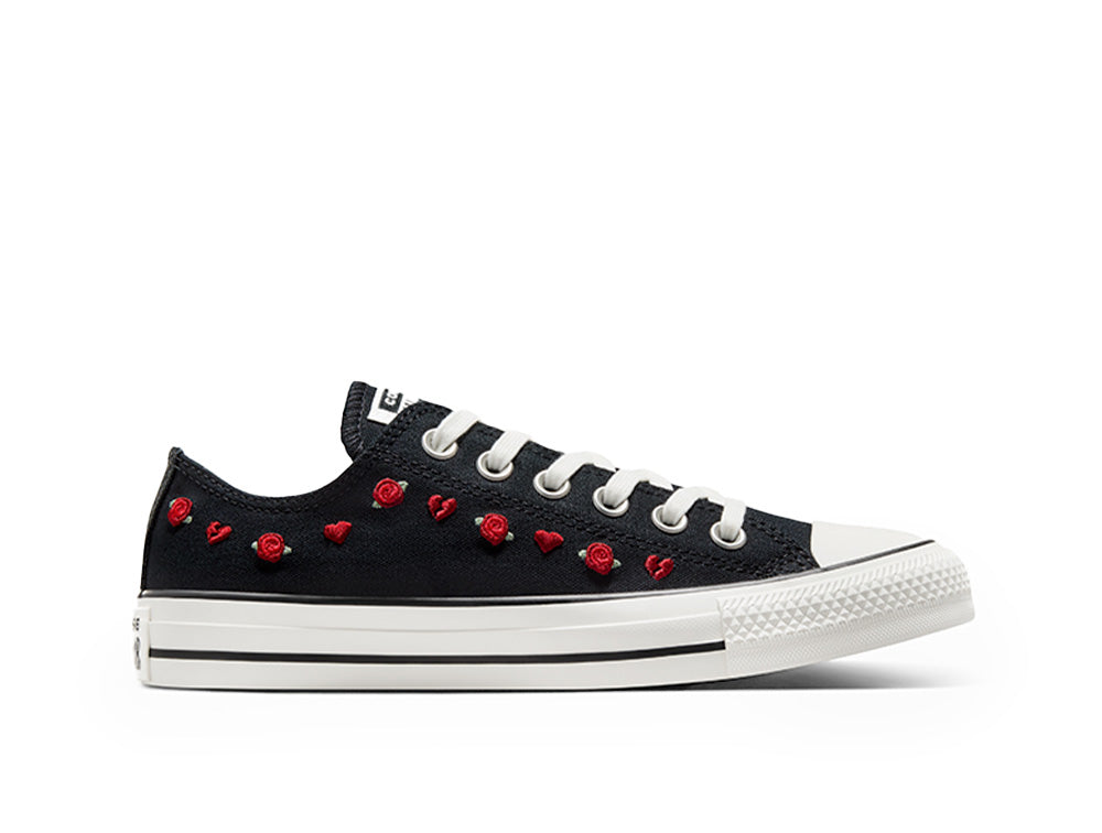 Zapatillas Converse Chuck Taylor (Roses Valentine's Day) Mujer Negro