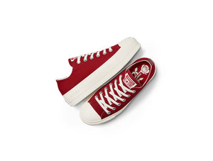 Zapatillas Converse Chuck Taylor All Star Lift (Hearts Valentine's Day) Mujer Burdeo