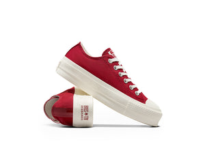 Zapatillas Converse Chuck Taylor All Star Lift (Hearts Valentine's Day) Mujer Burdeo