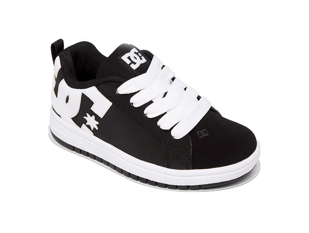 Zapatilla Dc Court Graffik Mujer Negro Real Kicks